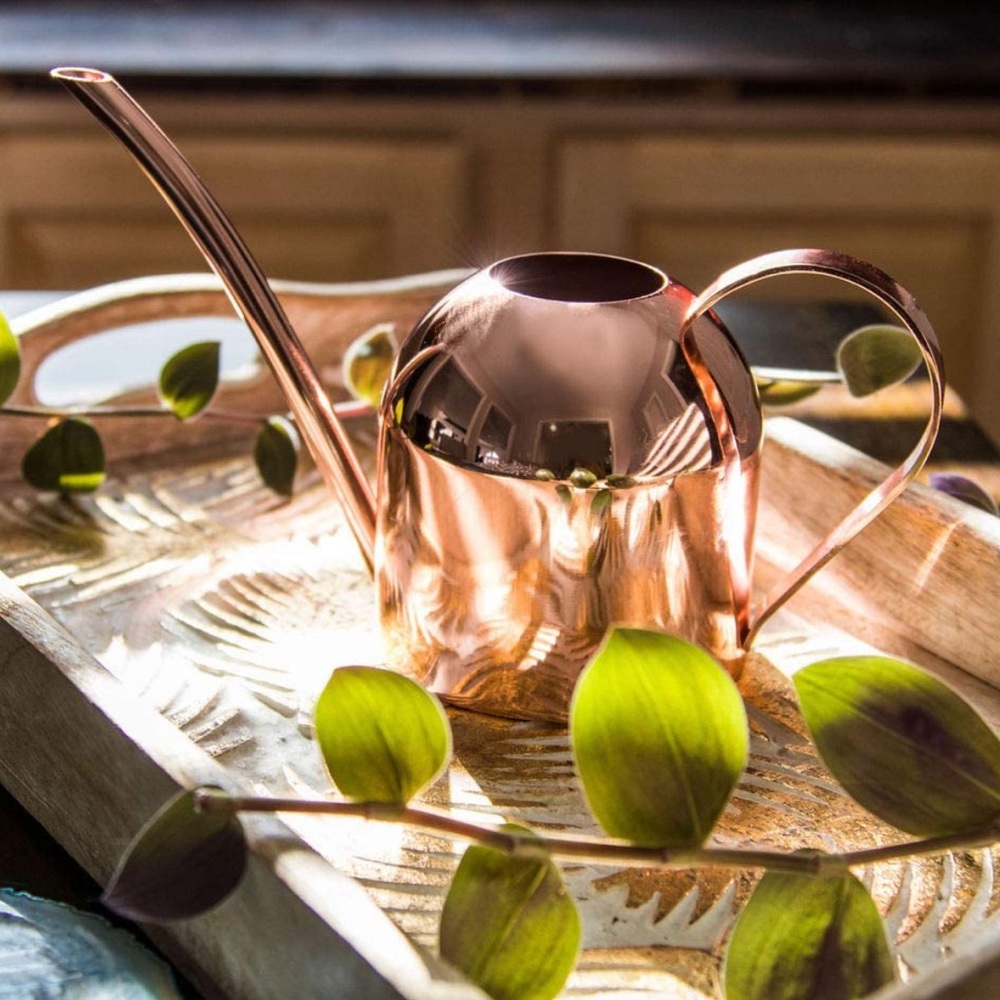Small Rose Gold metal Watering Can